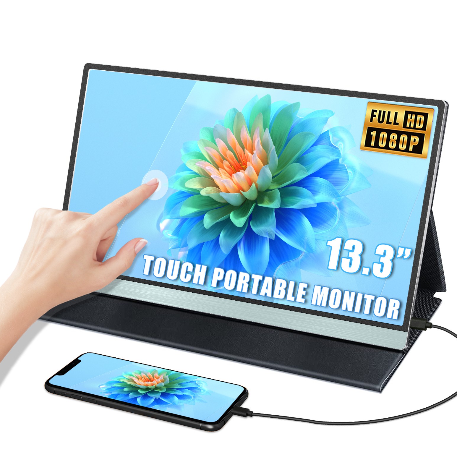 1080p Touch HD Portable Monitor Supplier