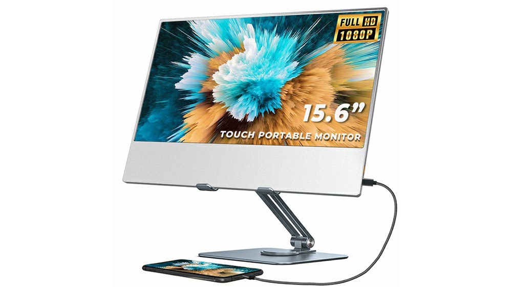 Super Thin 5mm Ultra-étroit LCD Gaming Monitor PC Second Screen 15.6 Touch Portable Monitor
